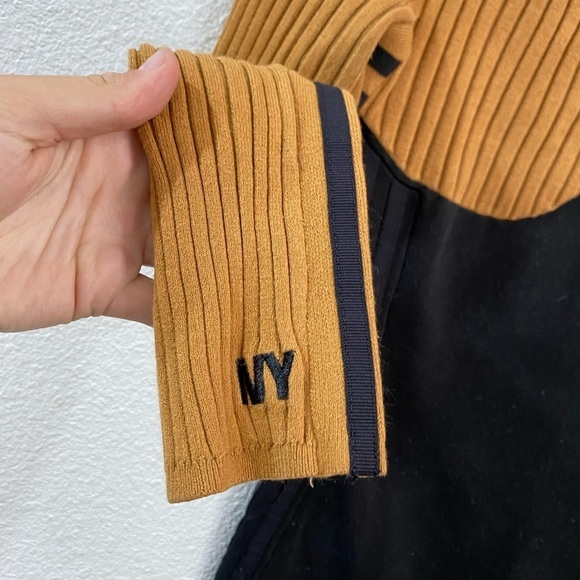 Ivy Park x Adidas Corset Playsuit Black Mesa Drip 2 Ribbed Knit Striped SZ S - Picture 3 of 11